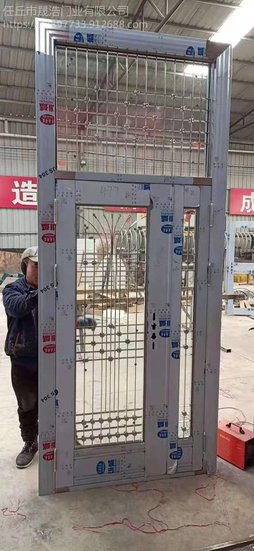 河北沧州 厂家直营 201不锈钢单开门 家用室外双开大门 厂家定制 不锈